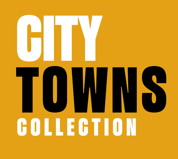 City Towns Logo on Yellow BG Daniels on Parliament South Tower Logo