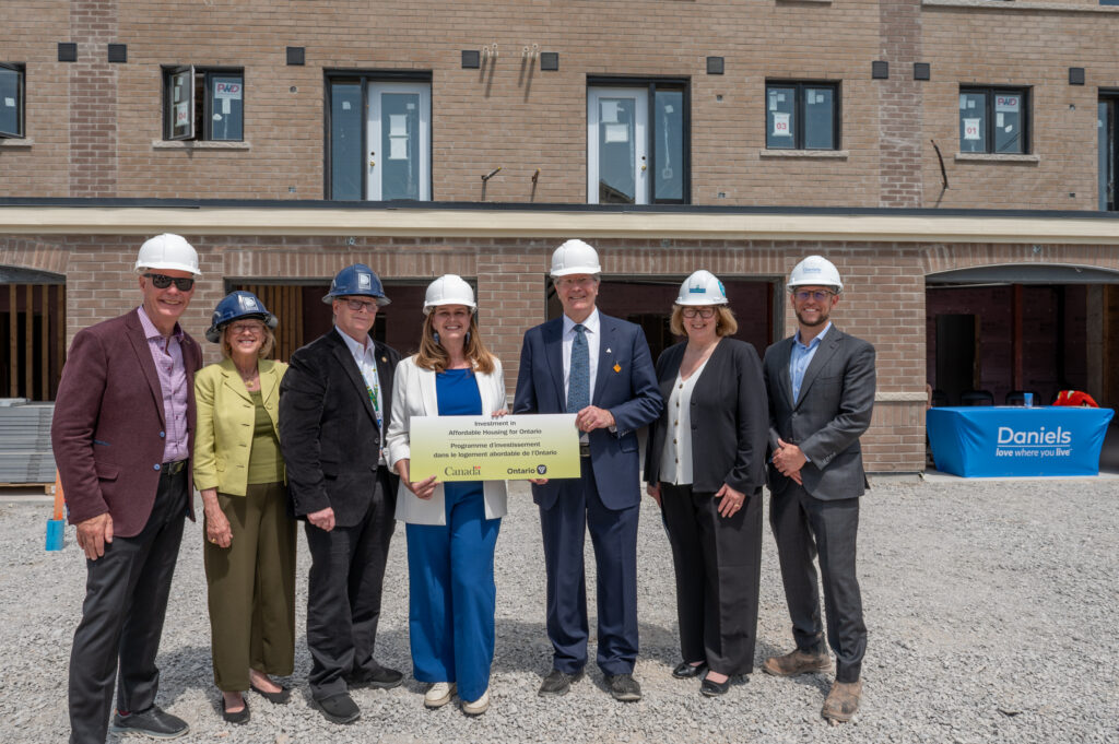 New affordable housing coming to Oshawa — rendering courtesy of Daniels Corporation