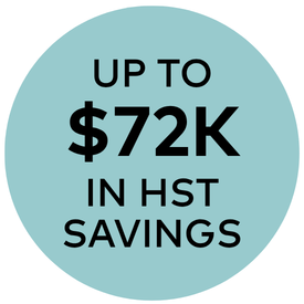 Kindred - Up to $72K in HST Savings